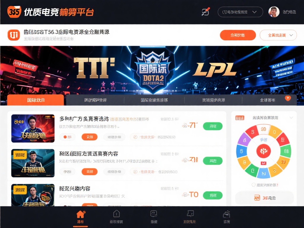 一个优质的电竞竞猜平台，离不开对赛事资源的全面覆盖