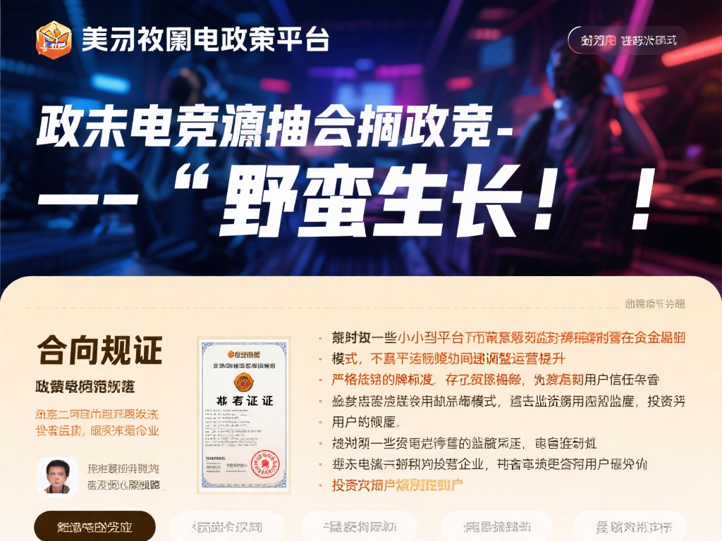 政策的出台标志着电竞竞猜行业从“野蛮生长”走向规范